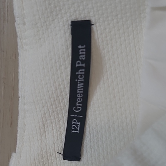 Talbots Greenwich Pant Wide Ankle Belted Twill Pants Size 12p - Picture 4 of 9